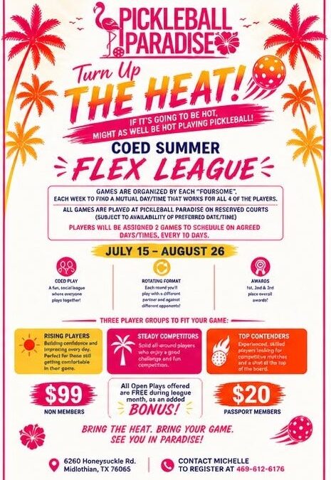 Pickleball Coed Summer Flex League