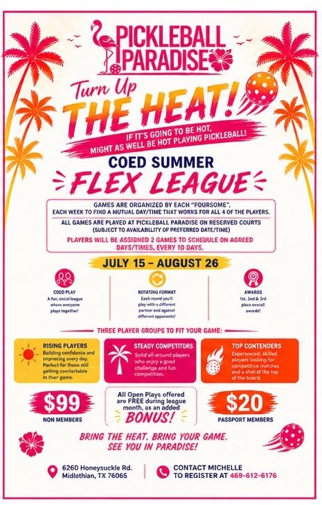 Pickleball Summer CoEd League